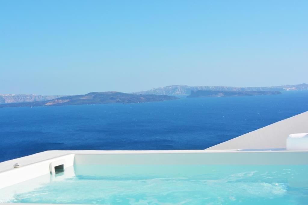 Luxury Santorini Villa Outdoor Plunge Pool Sea Caldera View 1Bdr Oia Θόλος Εξωτερικό φωτογραφία